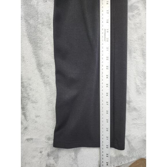 INC Mid Rise Straight Leg Knit Trouser Pants Size 8 Black Stretch Office Career - Picture 8 of 10